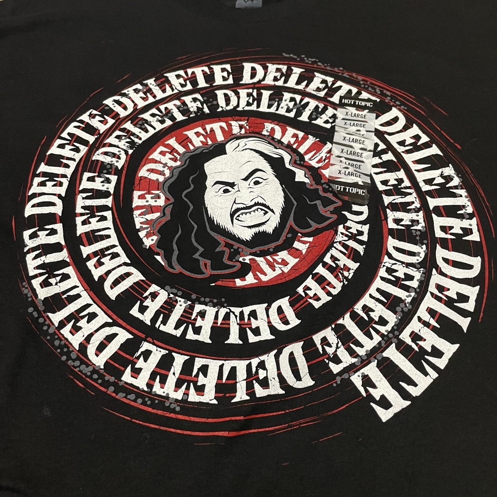 WWE Matt Hardy Delete Woken Warrior Hot Topic Black T-Shirt XL